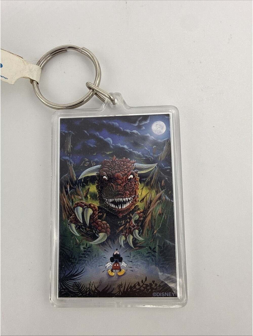 Disney Countdown to Extinction Acrylic Keychain (w/ original $4 price tag) 1998